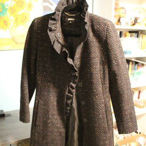 Black Tweed DKNY Coat